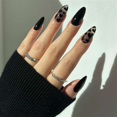 Simple Black Nail Design