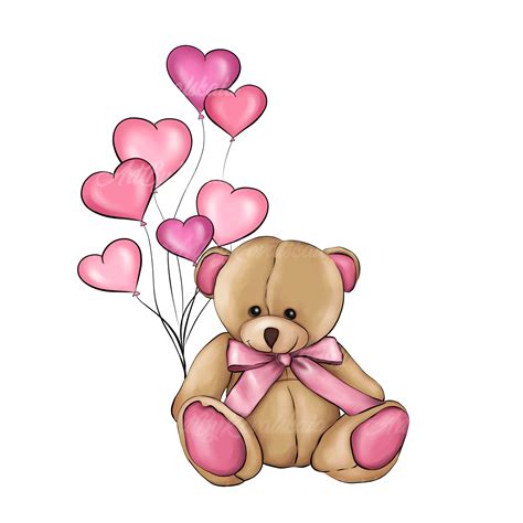 Clipart Teddy Bear With Heart