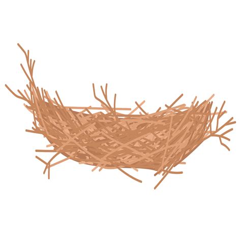 doodle flat clipart bird nest 18767809 Vector Art at Vecteezy