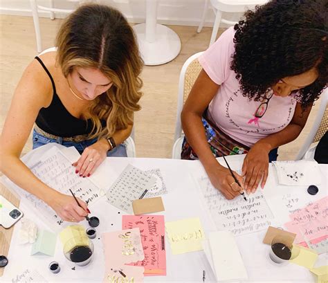 Modern Calligraphy for Beginners @ South Austin Beer Garden - Sip & Script