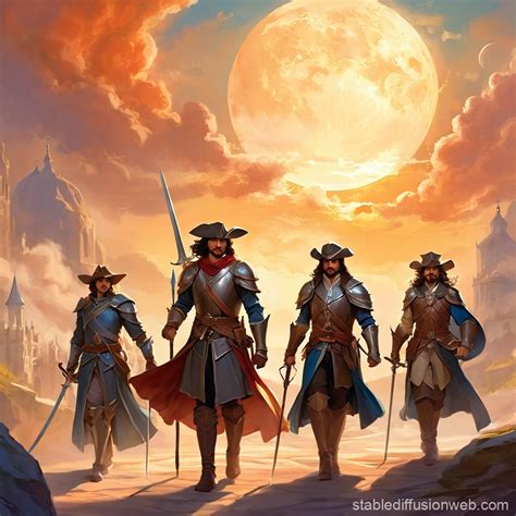 three musketeers protagonist Prompts | Stable Diffusion Online