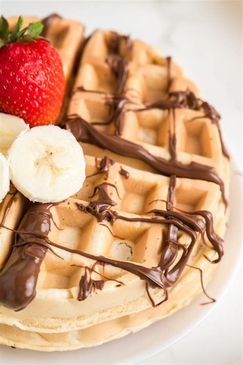 Nutella Waffles: Easy and Delicious Recipe - RecipeLibrary.net