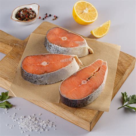 Форель стейк Ozon fresh, замороженный 500 г - купить с доставкой по ...