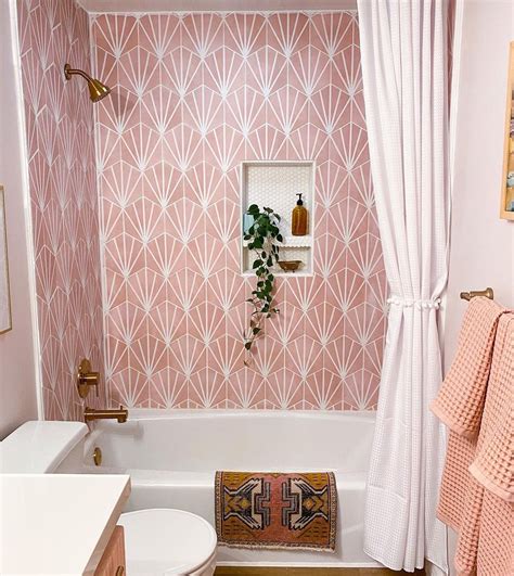 Pink Bathroom Tile Ideas - 14 ways to make your bathroom blossom ...