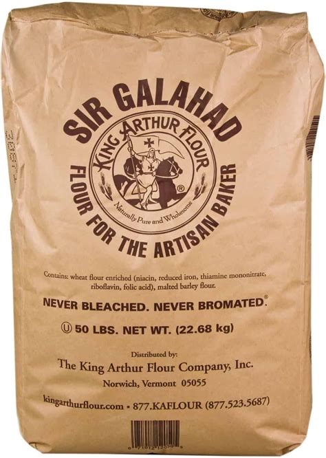 Amazon.com : King Arthur Flour Sir Lancelot Hi-Gluten Flour - 50 Pounds ...