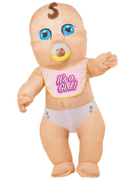 Adult It's a Girl Baby Inflatable Costume