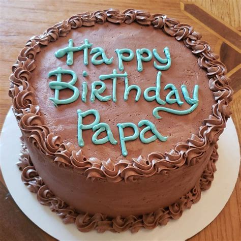 Happy Birthday Papa Chocolate Cake