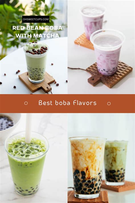Best Boba Flavors - Oh Sweet Cups