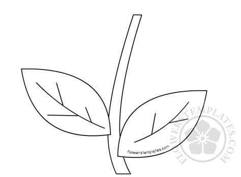 Flower Stem Template