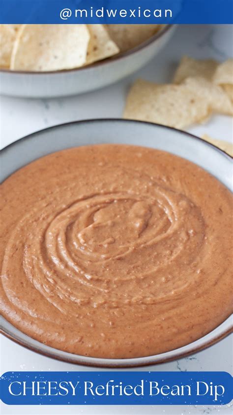 Cheesy Refried Bean Dip – Midwexican