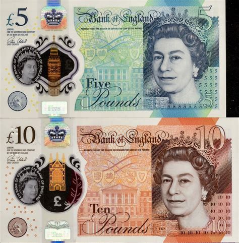 British Pound Currency $5 Paper