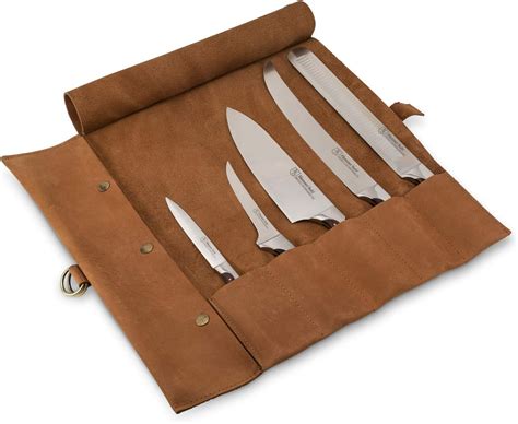 Amazon.com: Hammer Stahl BBQ Knife Set | 5 Knives with Engraved Leather ...