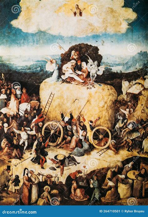 Hieronymus Bosch, the Haywain Triptych. Bosch Was Dutch-netherlandish ...
