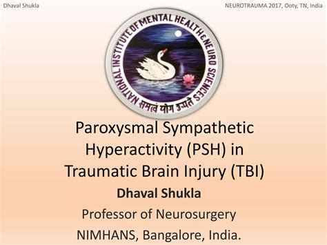Paroxysmal Sympathetic Hyperactivity in Traumatic Brain Injury [PSH in ...