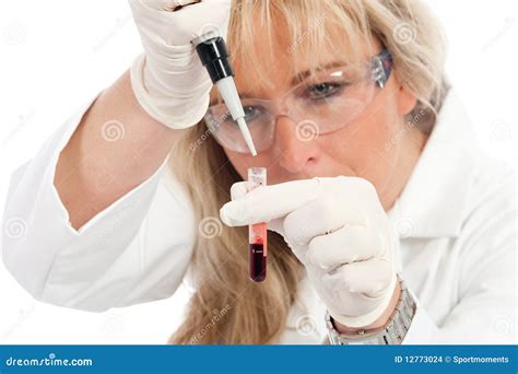 Doctor with Blood Extraction Stock Photo - Image of gloves, isolated: 12773024