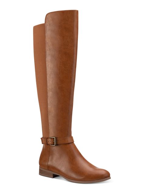 STYLE & COMPANY Womens Casual Brown Riding Boot, Size 7 M, Buckled ...