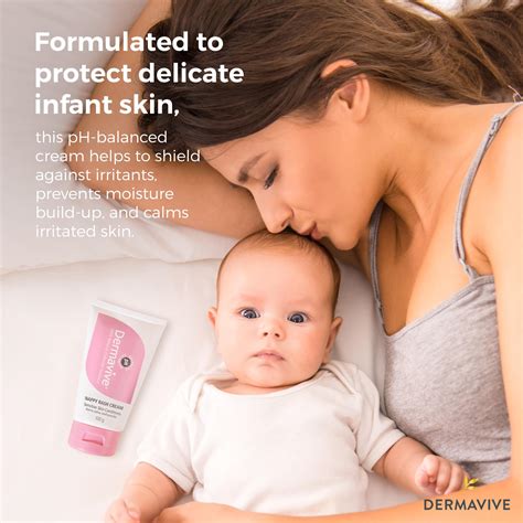 Buy Dermavive Diaper/Nappy Rash Cream, Soothing Diaper Rash Cream, Baby Rash Ointment, Fast ...