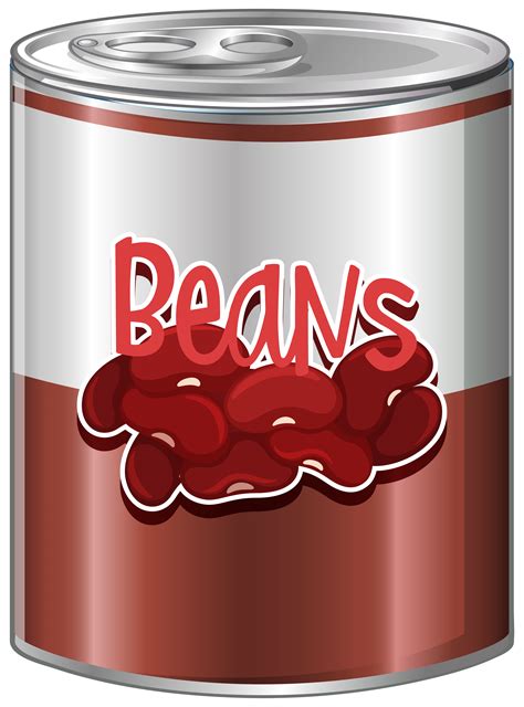 Canned Beans Clip Art