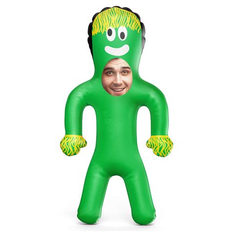 Wacky Inflatable Green Tube Man - Custom Blow up Man