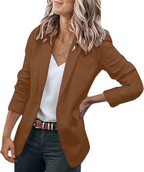 Brown Blazers For Women