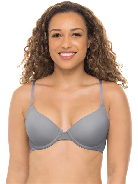No Boundaries Women's Lightly Lined Underwire T-Shirt Bra Sizes 34A to ...