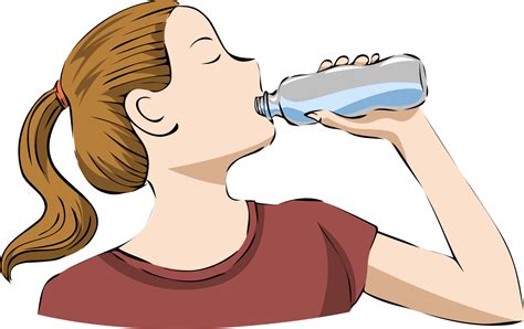 Drinking Water Clipart