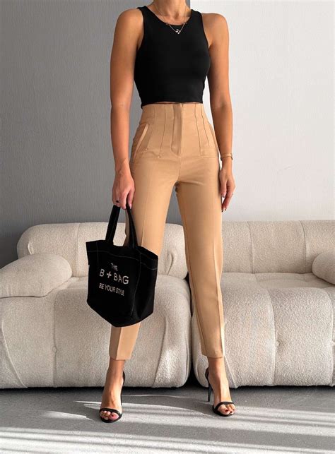 Tuscan High Waist Pleated Pants - UNBOX Basics
