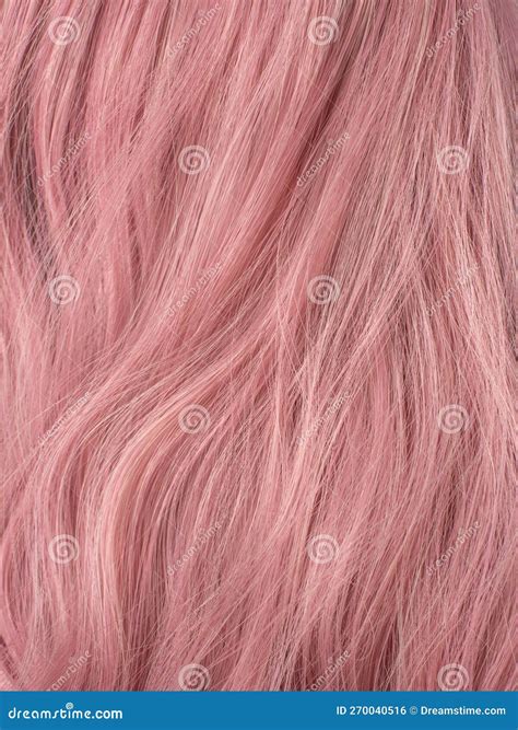 Pink Hair Close-up. Hair Texture Stock Photo - Image of texture, toned ...