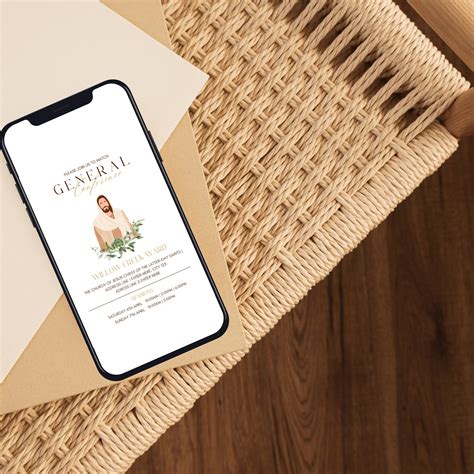 LDS General Conference Invitation Template - Lds Church General ...