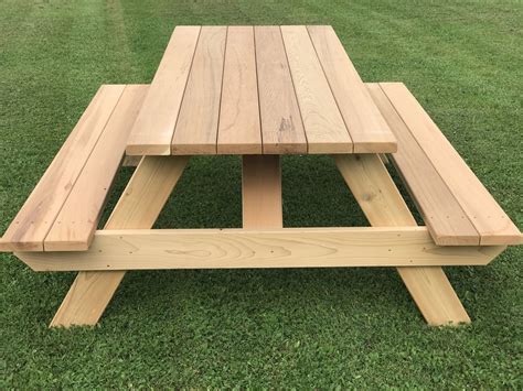 Outdoor picnic table plan - Wooden Craft