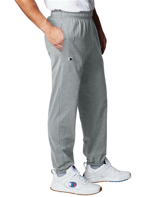 Champion Men's Closed Bottom Light Weight Jersey Sweatpant,