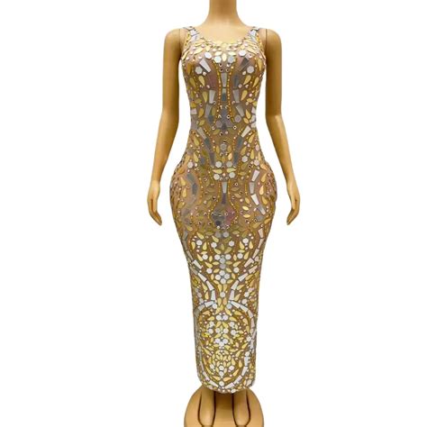 New-Sexy-Mirrors-Sparkly-Slim-Dress-Singer-Model-Catwalk-Banquet-Party-Gown-for-Women-Elegant ...