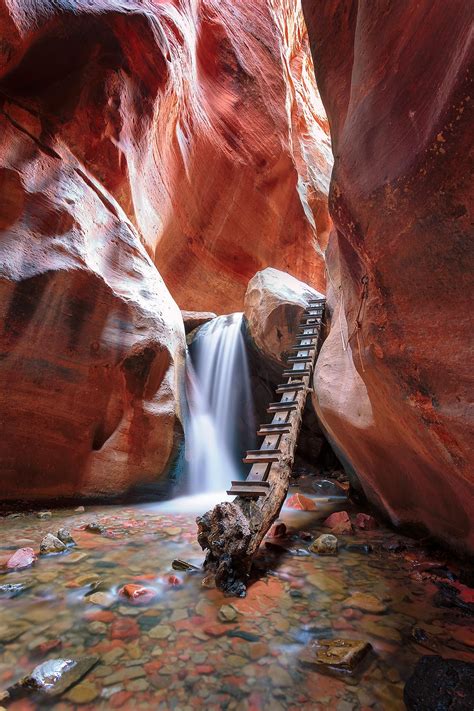 Kanarraville falls Utah [OC] [1536x2304] | Kanarraville falls, Road ...