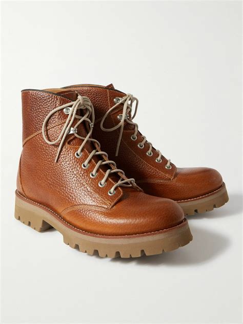 Grenson - Emmett Full-Grain Leather Boots - Brown Grenson