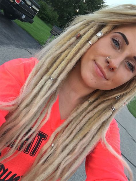 Dread head | White girl dreads, Beautiful dreadlocks, Dread hairstyles