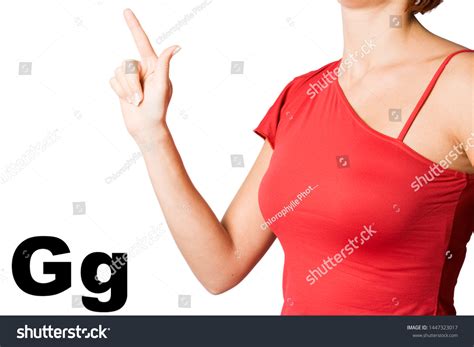 Letter G Sign Language Stock Photo 1447323017 | Shutterstock