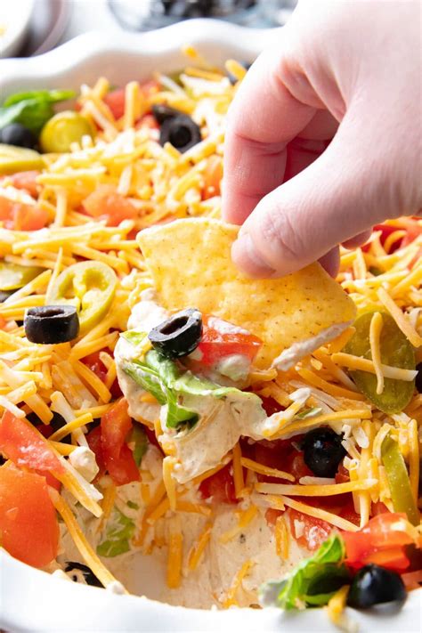 Easy Taco Dip Recipe - Beaming Baker