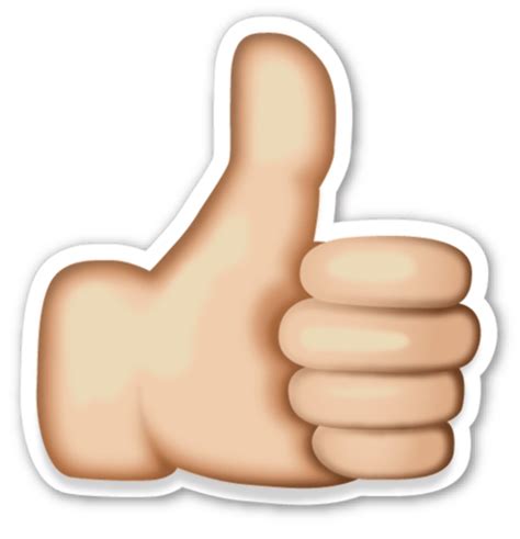 Download High Quality transparent emojis thumbs up Transparent PNG ...