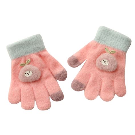 BKQCNKM Toddler Snow Gloves Kids Snow Gloves Kids Gloves Toddler Gloves ...