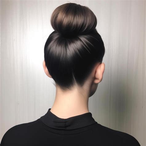 photo of Slicked back bun 24494509 Stock Photo at Vecteezy