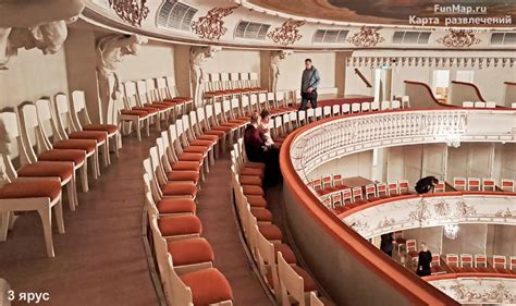 Описание и фотографии зала Михайловского театра, как видно сцену с ...