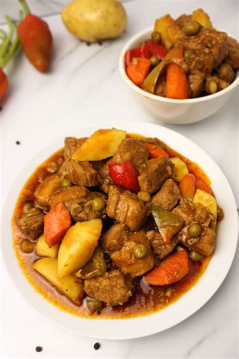 Pork Mechado Recipe - Pinoy Family Recipes