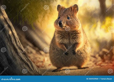 Endangered Species, the Australian Quokka Stock Illustration - Illustration of endangered ...
