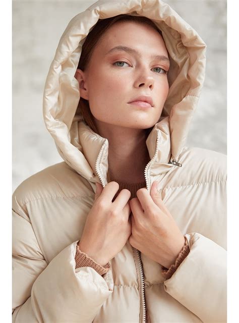 Beige - Puffer Jackets