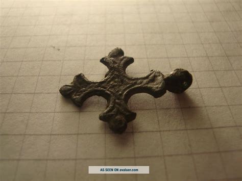 Ancient Cross Pendant (9 - 11 Century) Metal Detector Finds 100 | #549494