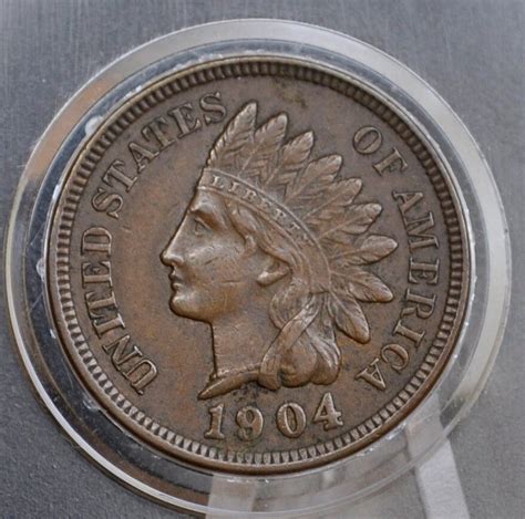 1904 Indian Head Penny Choose by Grade 1904 Indian Cent - Etsy