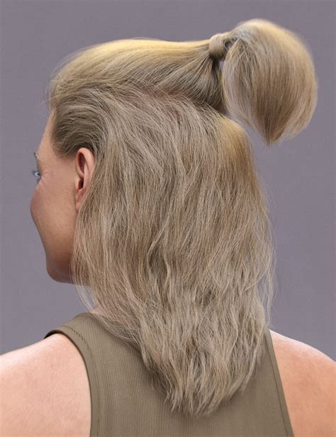 Stone Age Strands - Hair and Beard for Genesis 9 | Daz 3D