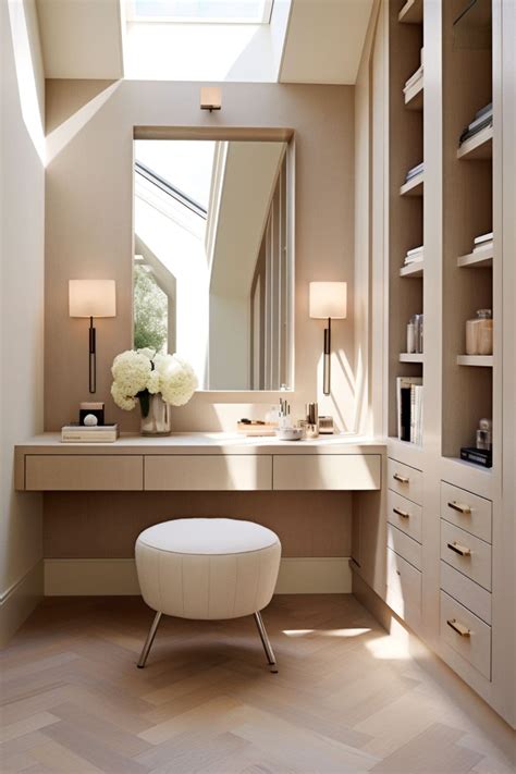 Built-In Dressing Table Ideas: How to Create the Ideal Vanity Table ...
