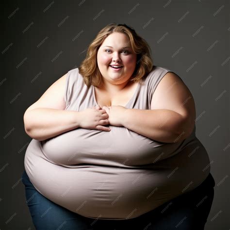 Overweight woman | Premium AI-generated image