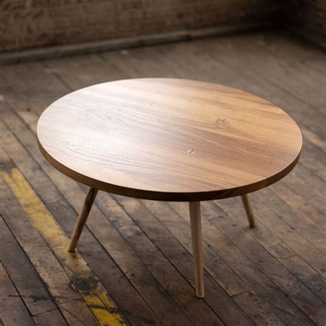 Round Wooden Coffee Table